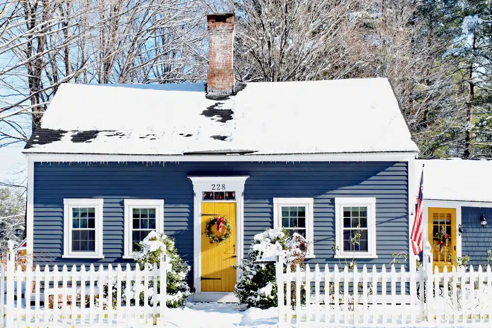 New England Christmas Homes and Doors | The Front Door Project