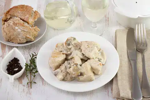 chicken with mushrooms