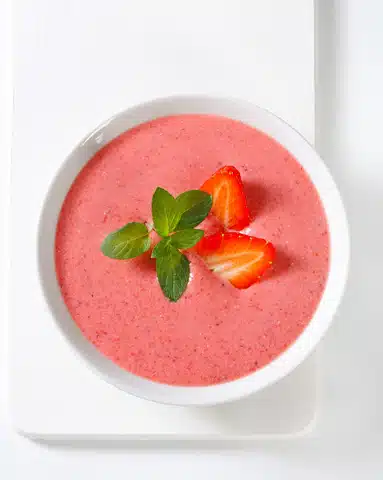 cold strawberry soup