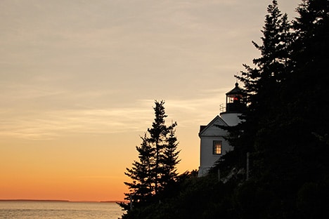 Bass Harbor Head Lighthouse in Bass Harbor, Maine.