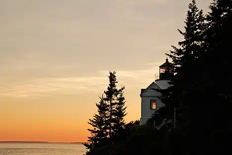 Bass Harbor Head Lighthouse in Bass Harbor, Maine.