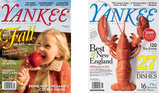 Yankee Magazine Covers 2008