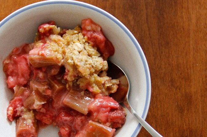 Strawberry Rhubarb Crisp