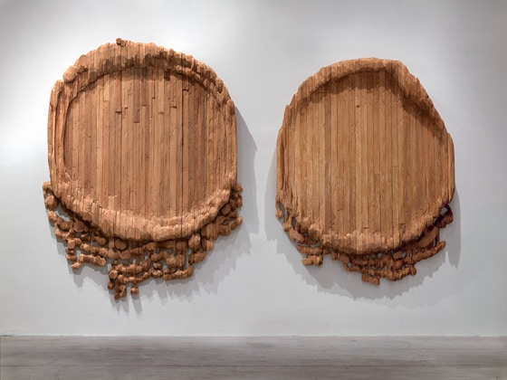 Weeping Plates by Ursula von Rydingsvard