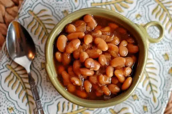 Best Vegetarian Baked Beans Recipe | Vegetarian Baked Beans in a Crock Pot
