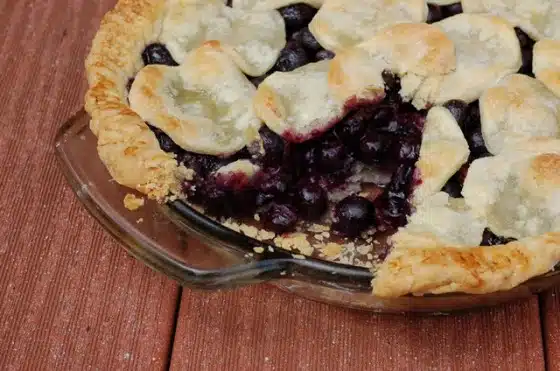 Homemade Blueberry Pie