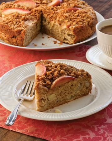 apple brown butter coffee cake