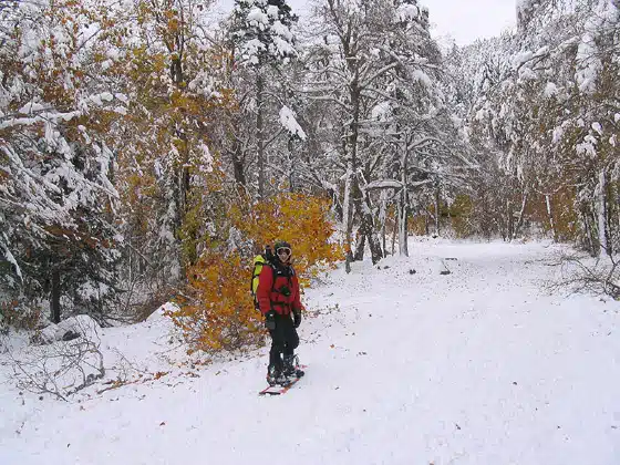 Snowboarding in Late October 2005