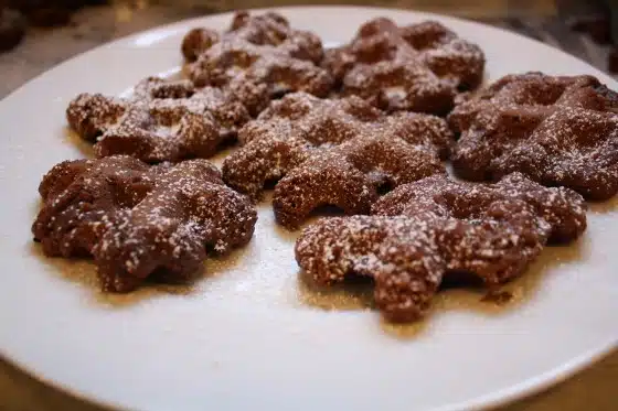 Waffle Iron Brownies