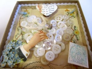 Mother's Day Craft  Make A Button Heart Diorama - New England