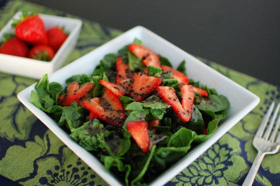 Spinach-Strawberry Salad