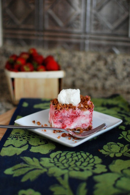 frosted strawberry bars