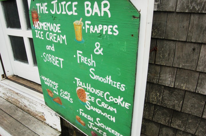 And for dessert? The Juice Bar had the perfect answer...