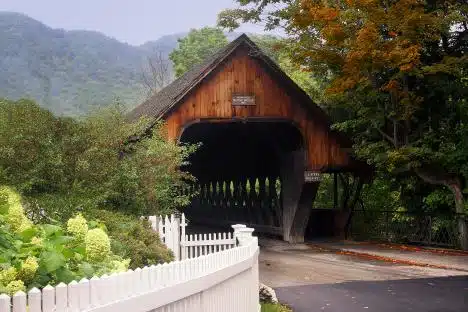 Covered Bridge In Woodstock, Vt