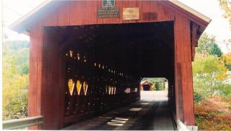 Double Covered Bridges In Northfield, Vt