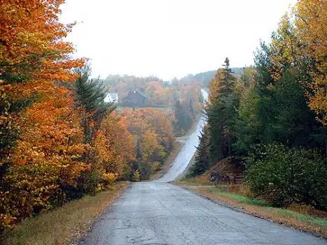 Bottle Lake Road in Lakeville, ME