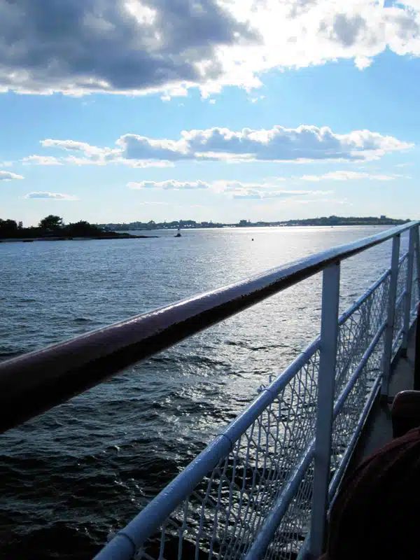 Leaving Peaks Island and Heading Back to Portland