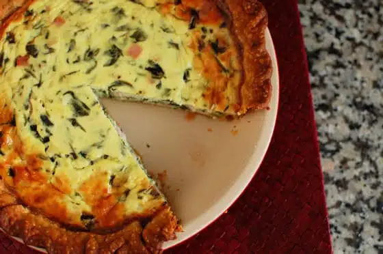 Spinach Quiche
