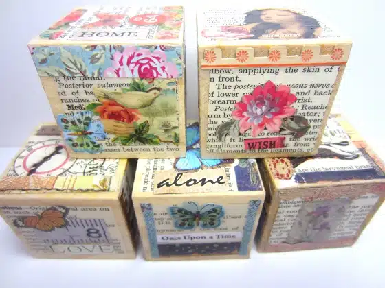 Decorative Collage Blocks