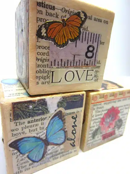 Decorative Collage Blocks
