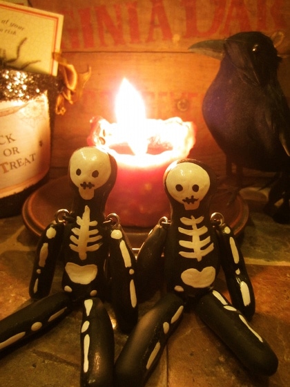 Jointed skeleton dolls