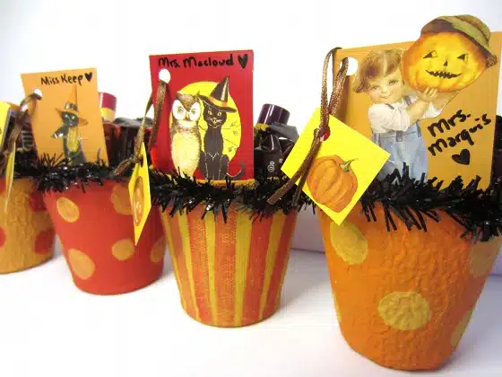Vintage Inspired Halloween Baskets