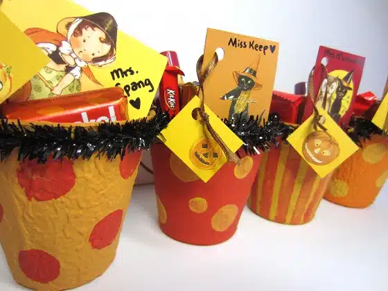 Vintage Inspired Halloween Baskets