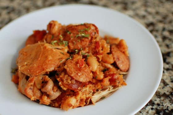 Chicken and Sausage Cassoulet