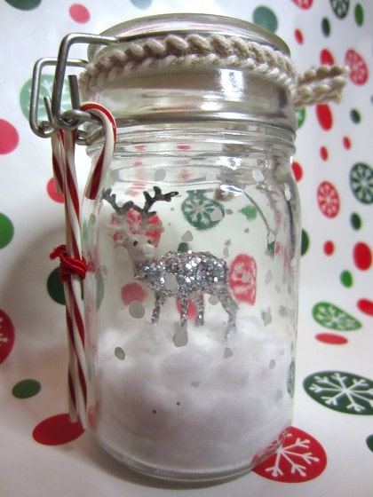 Holiday Scene in a Jar