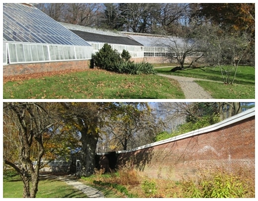 Waltham Greenhouses and Fruit Wall