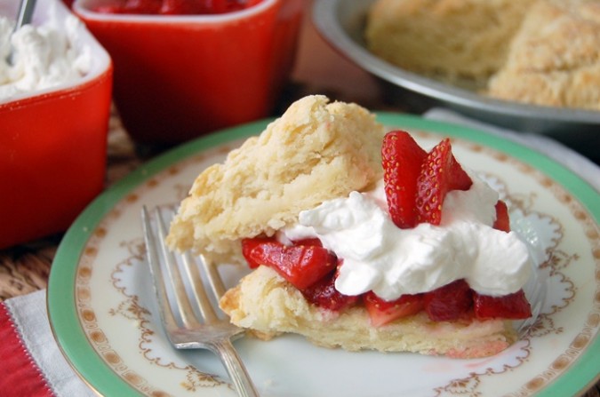 New England Old-Fashioned Strawberry Shortcake - New England