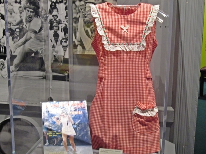 Tracy Austin was just 15 when she wore this sweet homemade dress at the 1977 US Open.