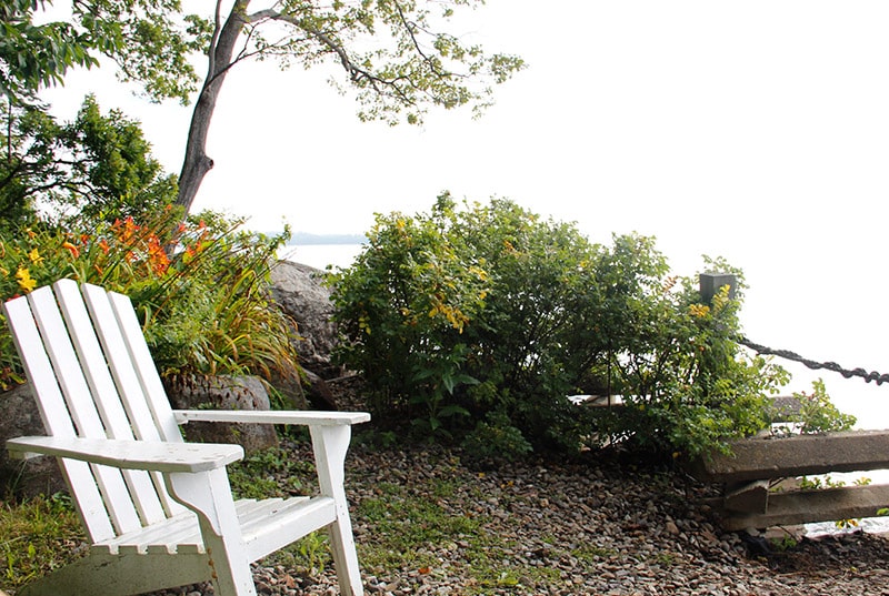 The deck at Megunticook Campground