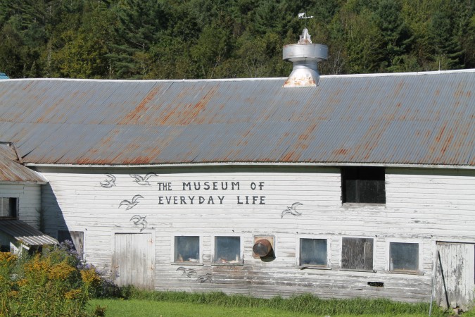 The Museum of Everyday Life can be  found along Route 16 in Glover.