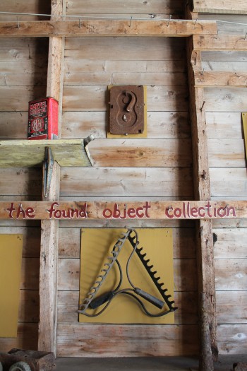 The Found Art object collection.