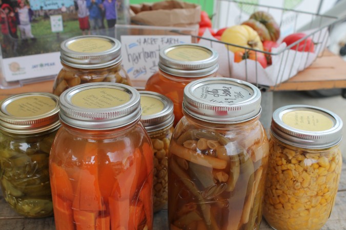 some of the produce for sale at the Mobile Farmers Market