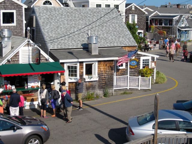 The bustle of Perkins Cove.