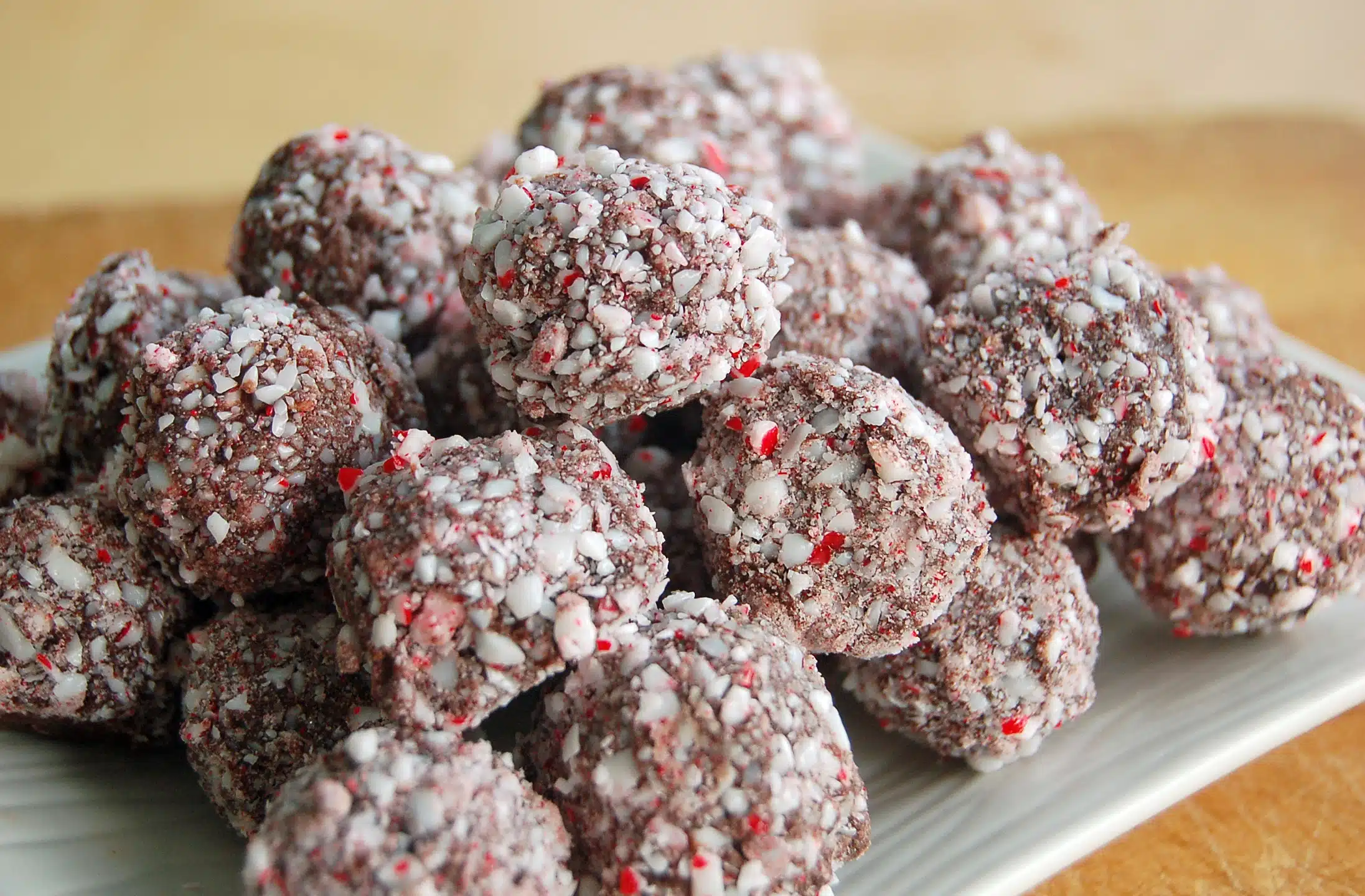 chocolate peppermint truffles