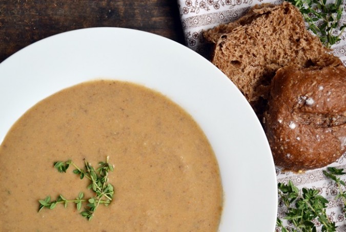 Potato, Leek, and Mushroom Soup