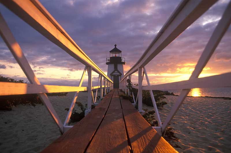 Brandt Point Lighthouse, Nantucket Harbor, Nantucket, Massachusetts 