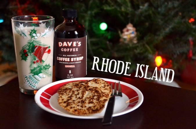 Rhode Island Johnny Cakes and Coffee Milk for Santa