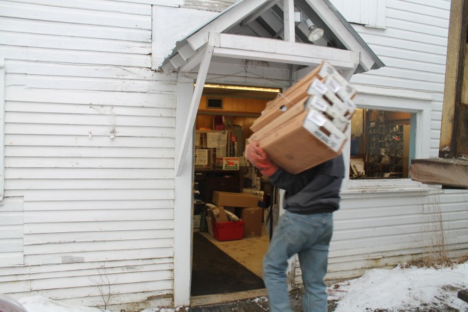 Mail for the Craftsbury Common post office (including Alan's!)