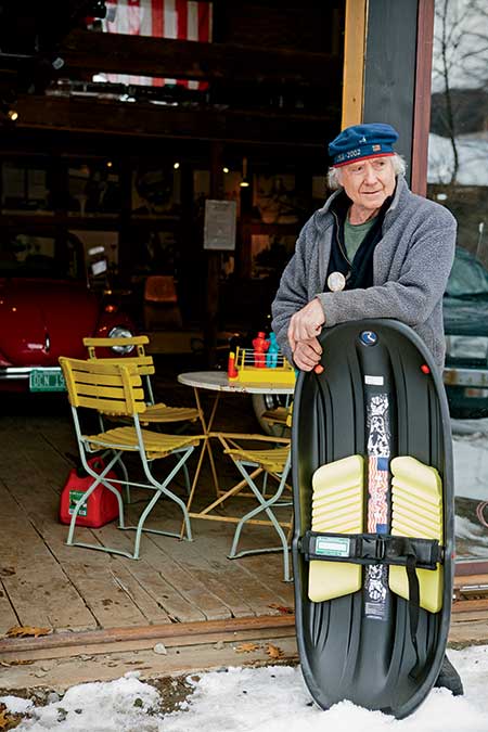 Dave Sellers, inventor of the Mad River Rocket super-sled.