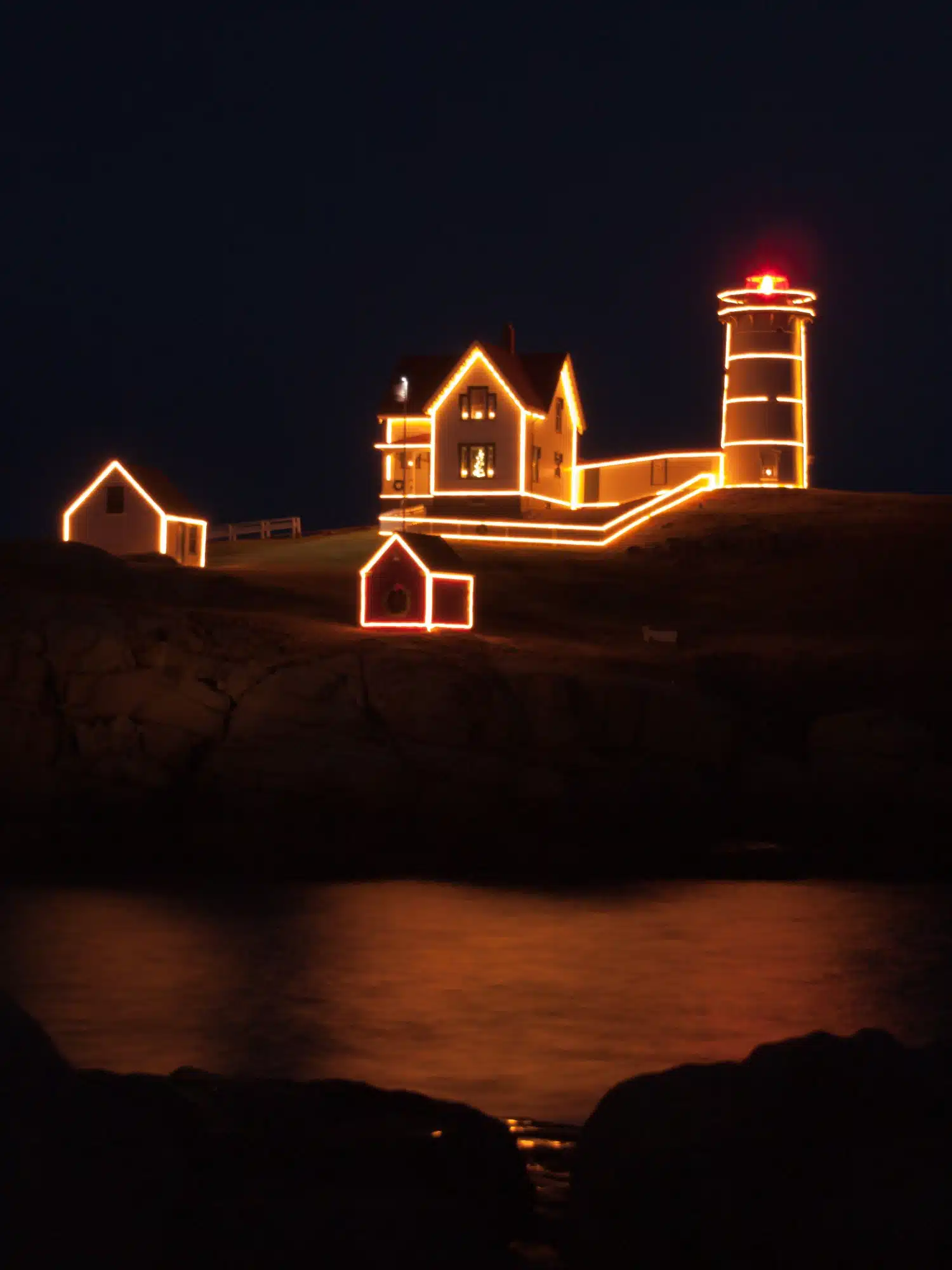 Winter Nubble Lighthouse