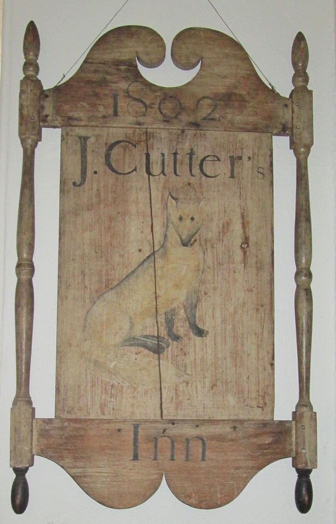 Cutter Tavern sign