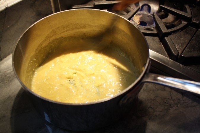 Constant stirring produces smaller curds.