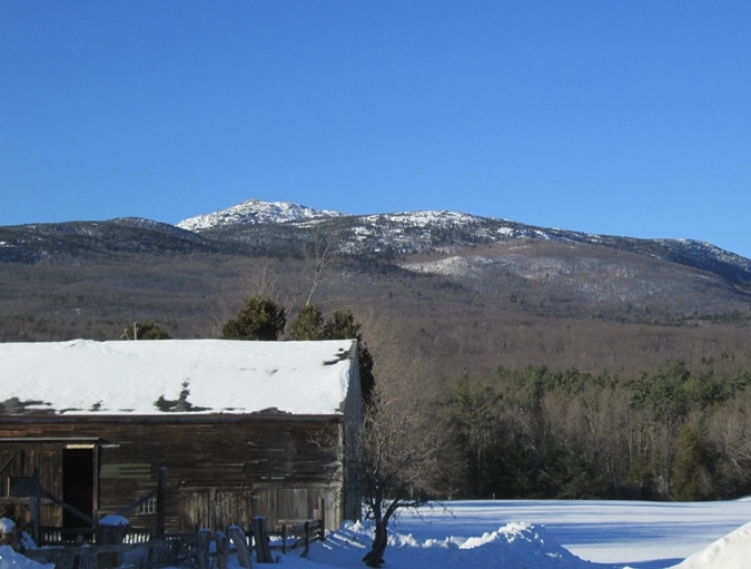 Views to Monadnock from Route 124 Jaffrey NH