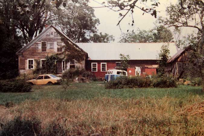 The Hayward home around the time they bought it, in the early 1980s.