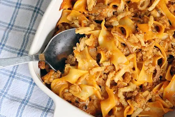 crunchy hamburger casserole
