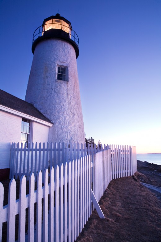 Pemaquid Point Lighthouse, Pemaquid, Maine.